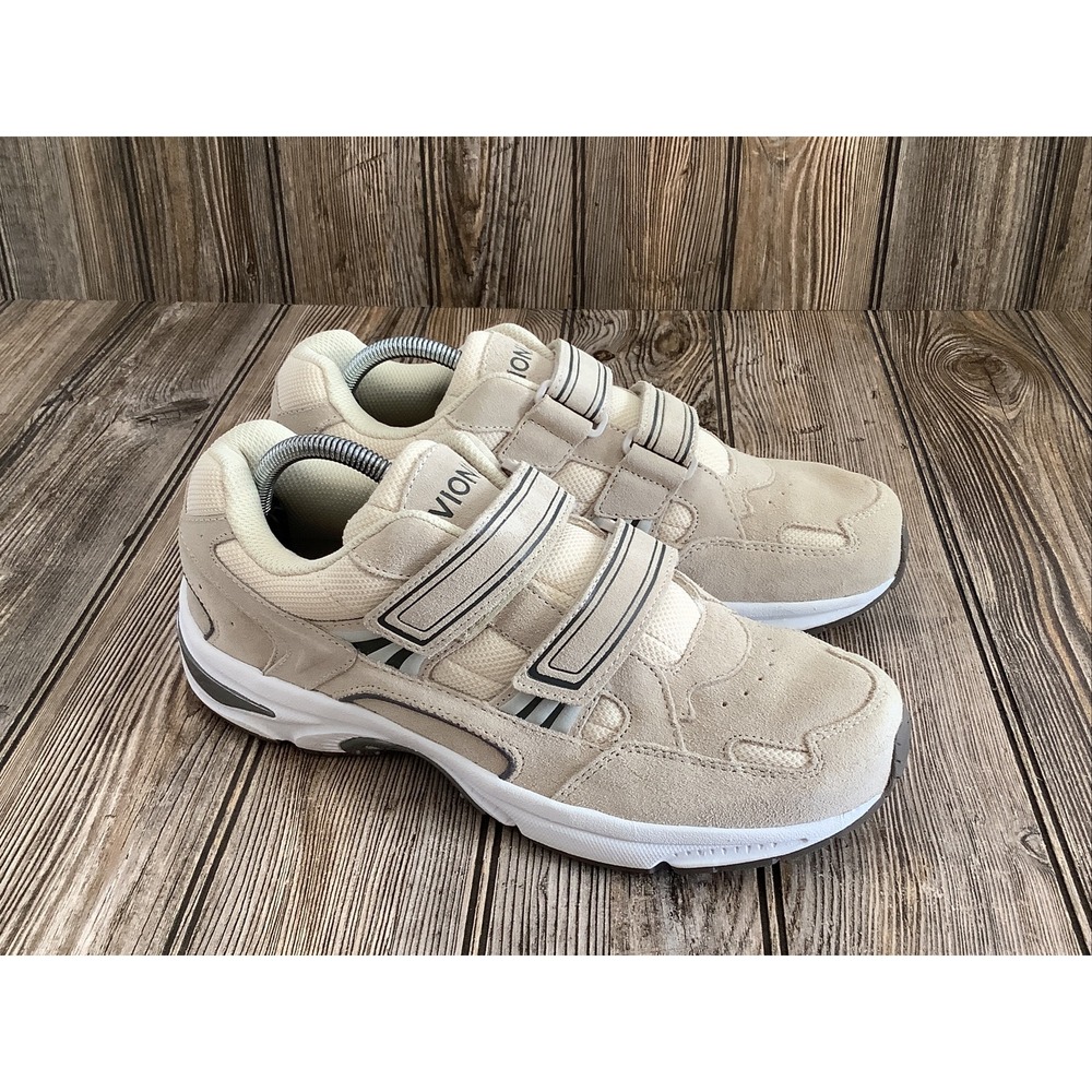 Vionic Women's Tabi Side Walker Comfort Sneakers Hook Loop Suede US Size 11 B